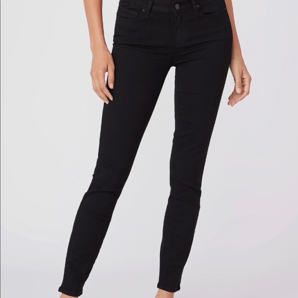 Paige Jeans, Verdugo Ankle, Black Size 29